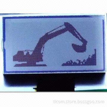 COG/FSTN Positive Graphic LCD Module with White LEDs
